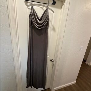 Elegant Gray/Green Women's Dress